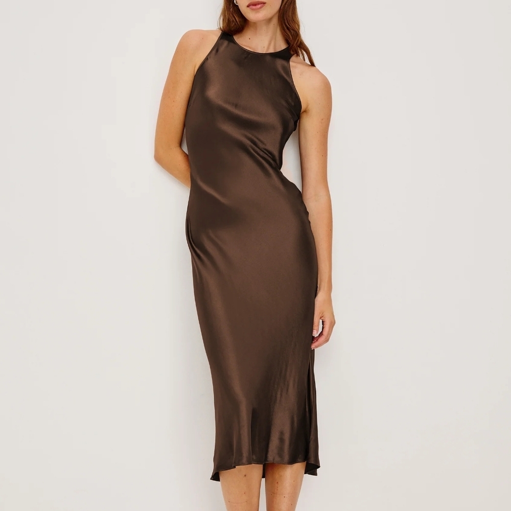 Rails Chocolate Brown Midi Dress